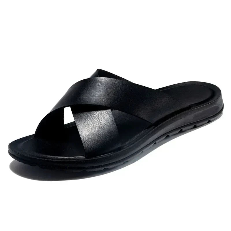 Italian men's mules