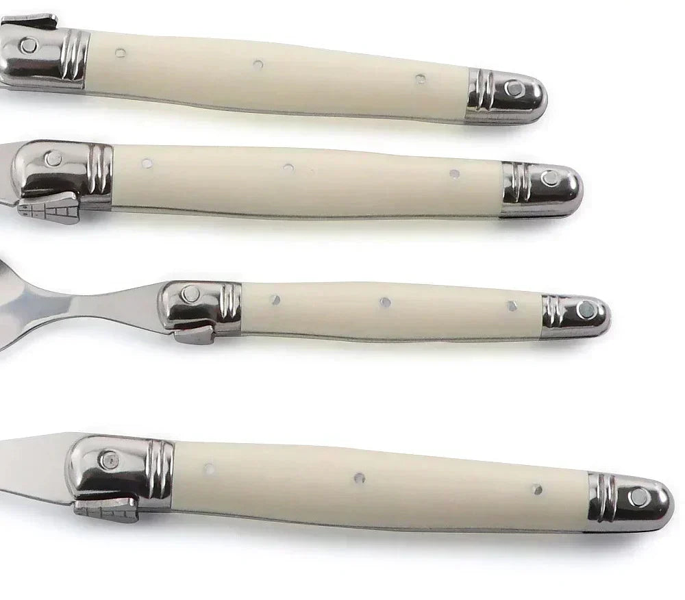 IvoryElegance – Luxury Laguiole Cutlery Set with Timeless Style
