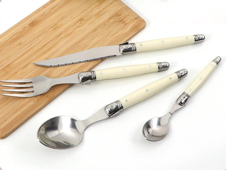 IvoryElegance – Luxury Laguiole Cutlery Set with Timeless Style