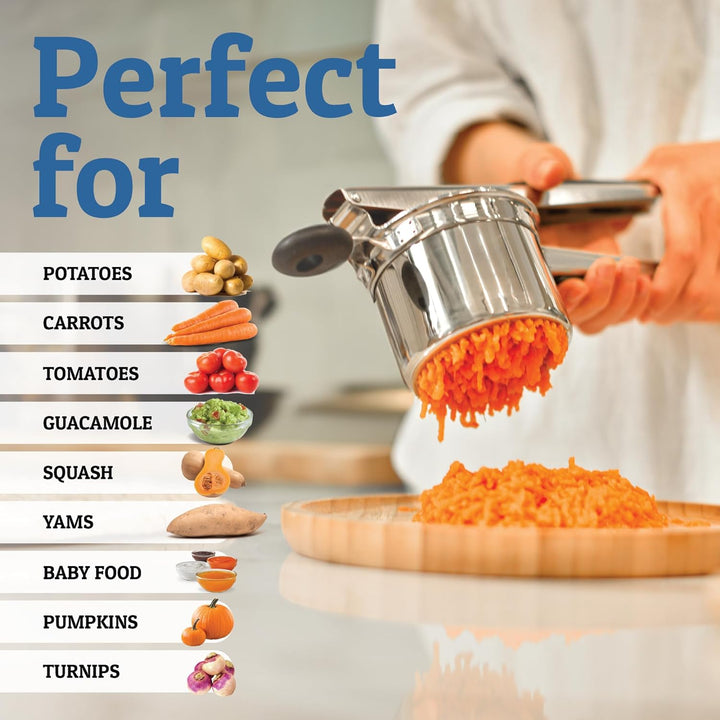Perfect Mashed Potatoes: Heavy-Duty Stainless Steel Potato Masher