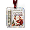 Christmas Ornament Money Holder - Clear Acrylic Hanger for Rolled Banknotes