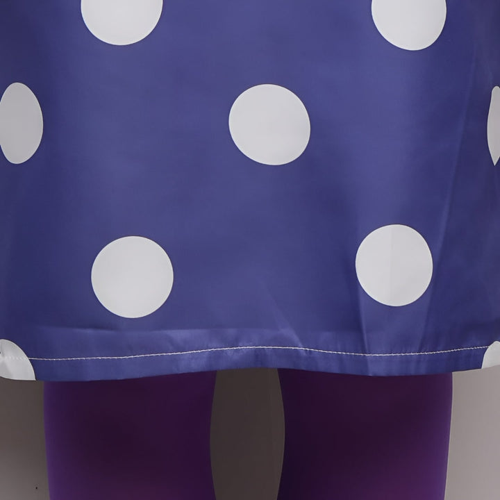 Kids' Halloween Cosplay Costume Polka Dot Dress with Wig and Tights for Party and Themed Events