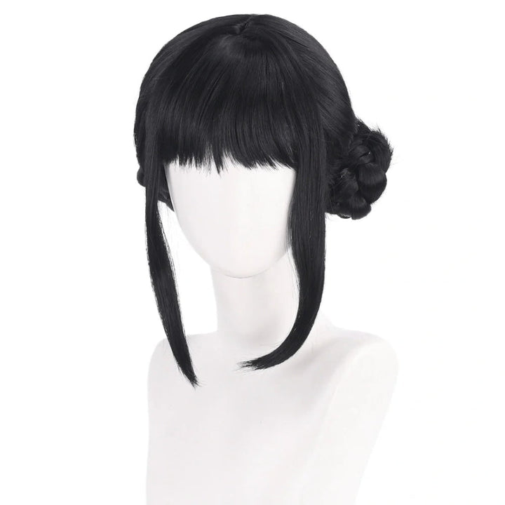 Kids' Halloween Cosplay Costume with Wig Sequined Crop Top Pleated Skirt and Studded Shoulder Armor