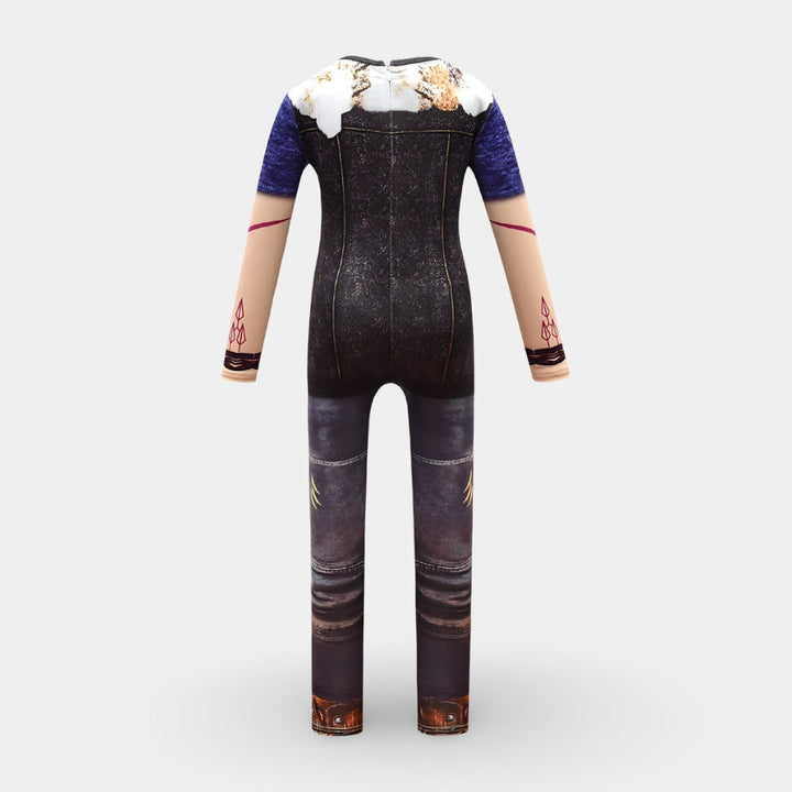 Kids' Halloween Costume and Zip-Up with Printed Design Funny