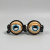 Kids' Halloween Crazy Eyes Glasses Novelty Prank Toy with Moving Eyelids for Party Fun