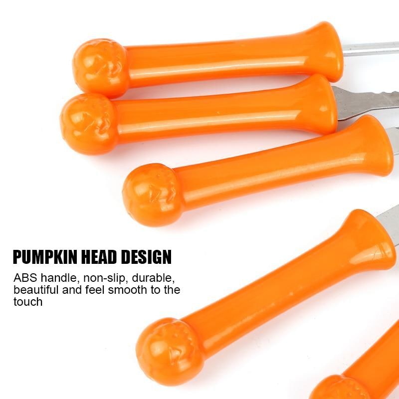 Halloween Pumpkin Carving Kit with Tools and Supplies 8-Piece Stainless Steel Set