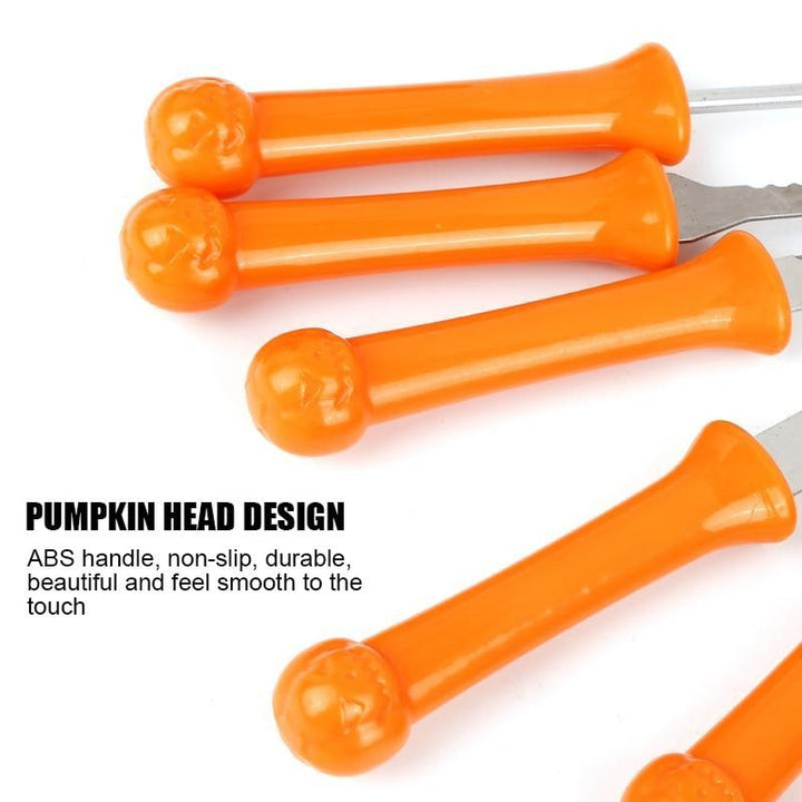Halloween Pumpkin Carving Kit with Tools and Supplies 8-Piece Stainless Steel Set