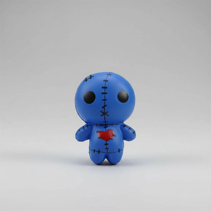 Kids' Halloween Squishy Toy Stress Relief with Slow Rising Foam Voodoo Doll Design and Stitched Details
