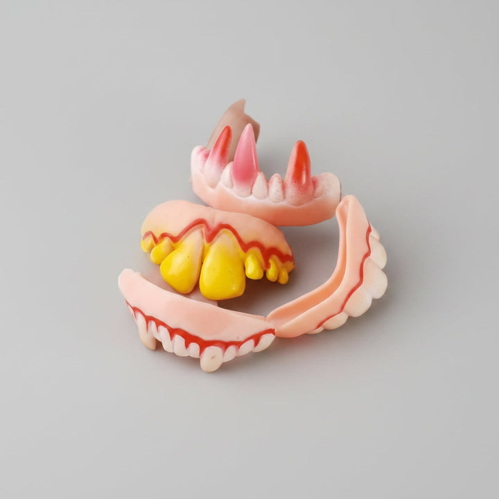 Kids' Halloween Vampire Teeth Snap on Fake Fangs and False Costume Full