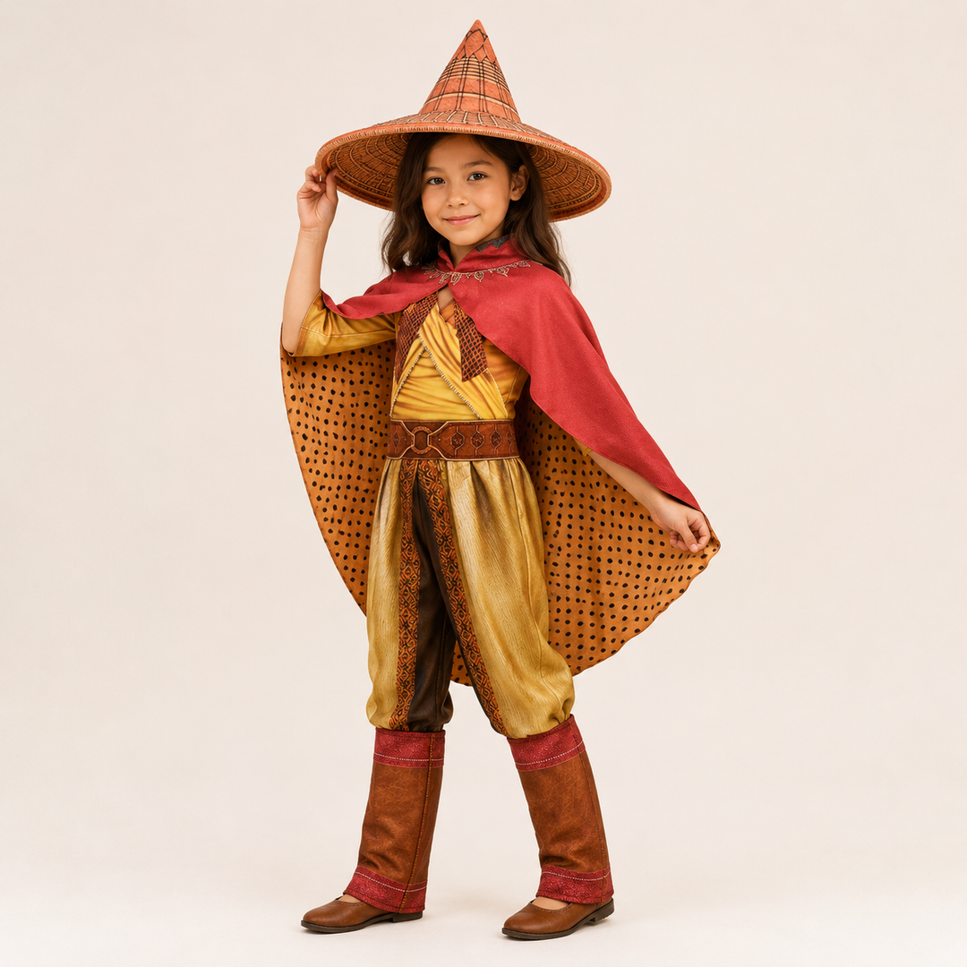 Kids' Halloween Viking Warrior Costume with Cape