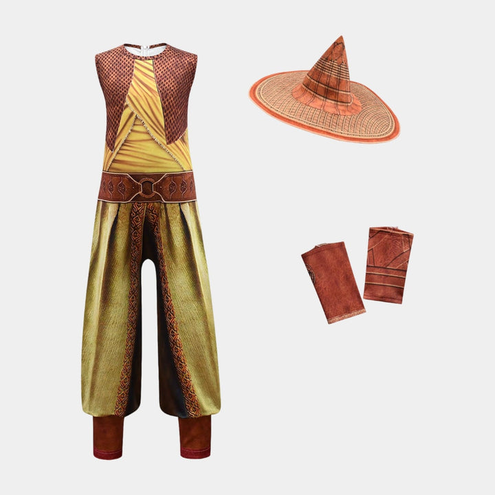 Kids' Halloween Viking Warrior Costume with Cape