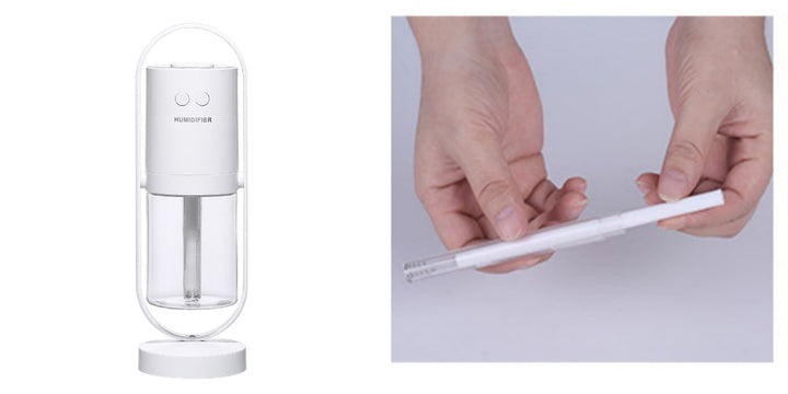 Kids' Mini Ultrasonic Humidifier with LED Projection Night Light and Portable Mist Maker