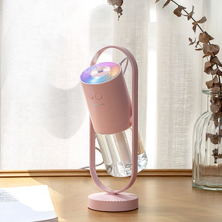 Kids' Mini Ultrasonic Humidifier with LED Projection Night Light and Portable Mist Maker