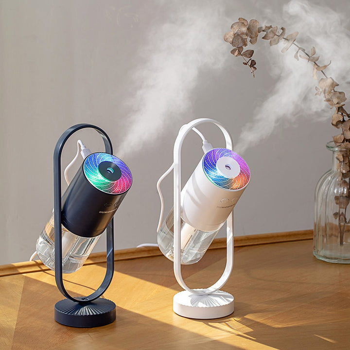 Kids' Mini Ultrasonic Humidifier with LED Projection Night Light and Portable Mist Maker