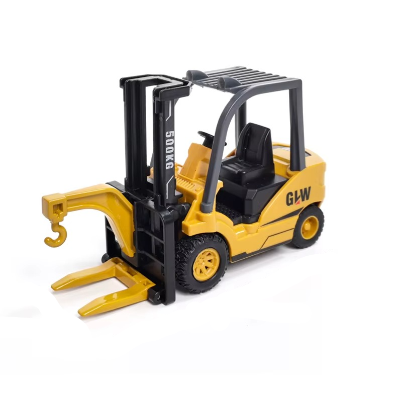 Construction Site Toy Set - Excavators & Cranes - Creative Play