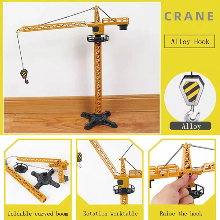 Construction Site Toy Set - Excavators & Cranes - Creative Play