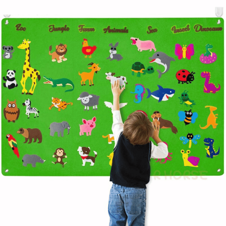 Felt Play Mat for Children - FeltAdventure