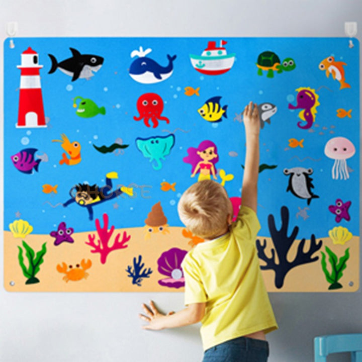 Felt Play Mat for Children - FeltAdventure