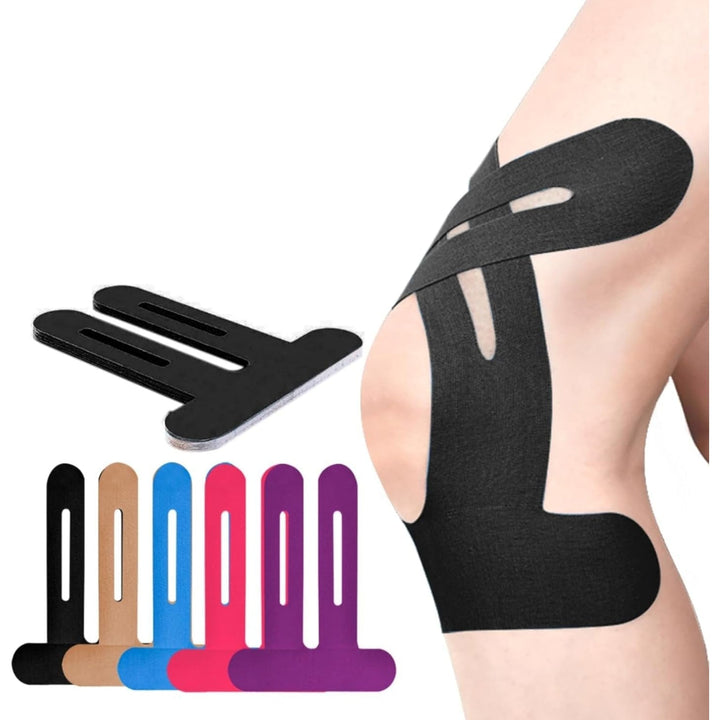 Kinesiology Tape Elastic Pre-Cut Knee Support Adhesive Breathable Outdoor Weightlifting