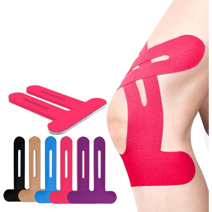 Kinesiology Tape Elastic Pre-Cut Knee Support Adhesive Breathable Outdoor Weightlifting