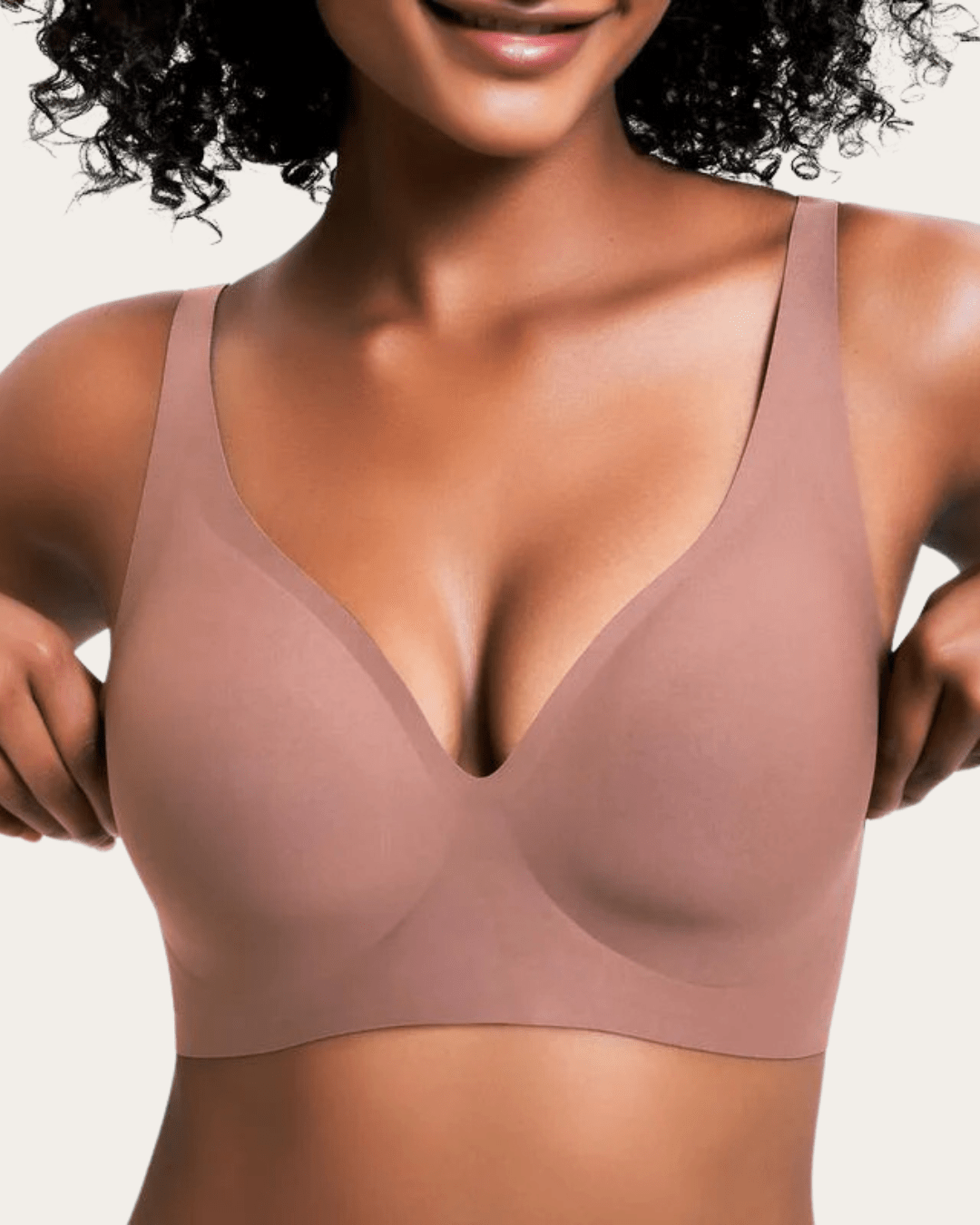 Wireless Comfort Bra with 3D Cups for Natural Support and All-Day Comfort