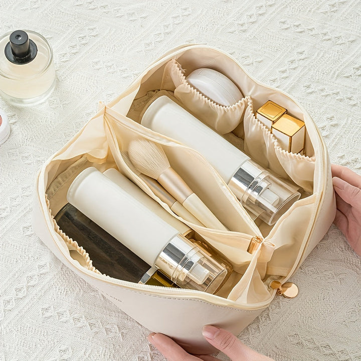 Zip Makeup Organiser – Luxury Cosmetic Bag for Travel