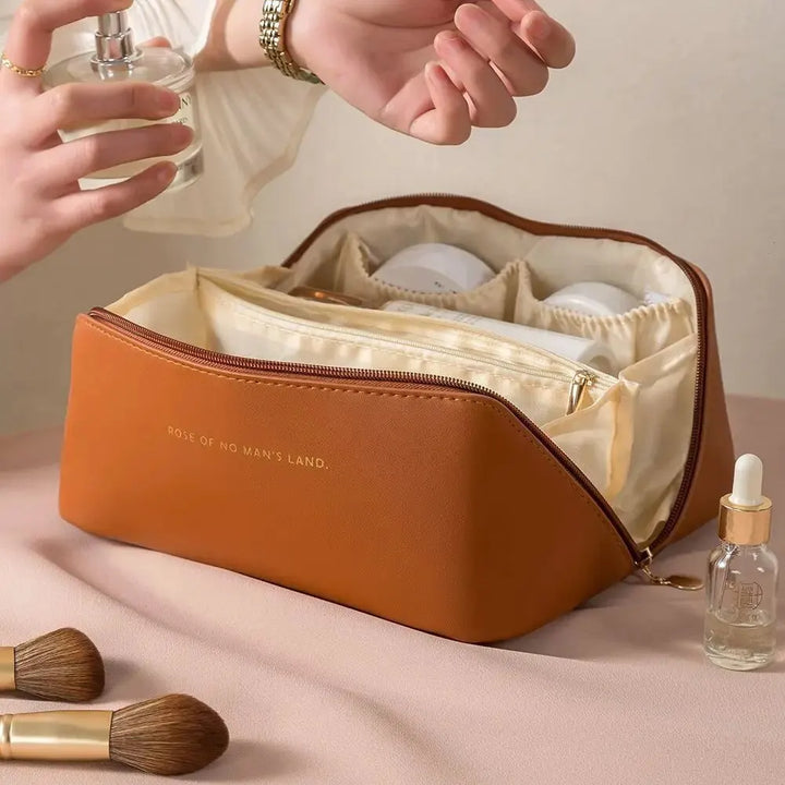 Zip Makeup Organiser – Luxury Cosmetic Bag for Travel