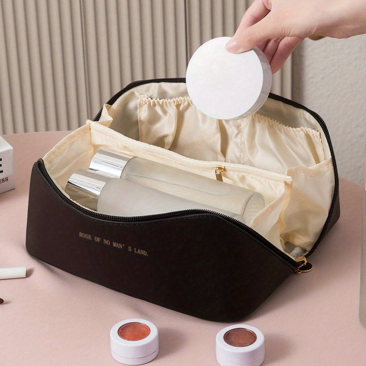 Zip Makeup Organiser – Luxury Cosmetic Bag for Travel