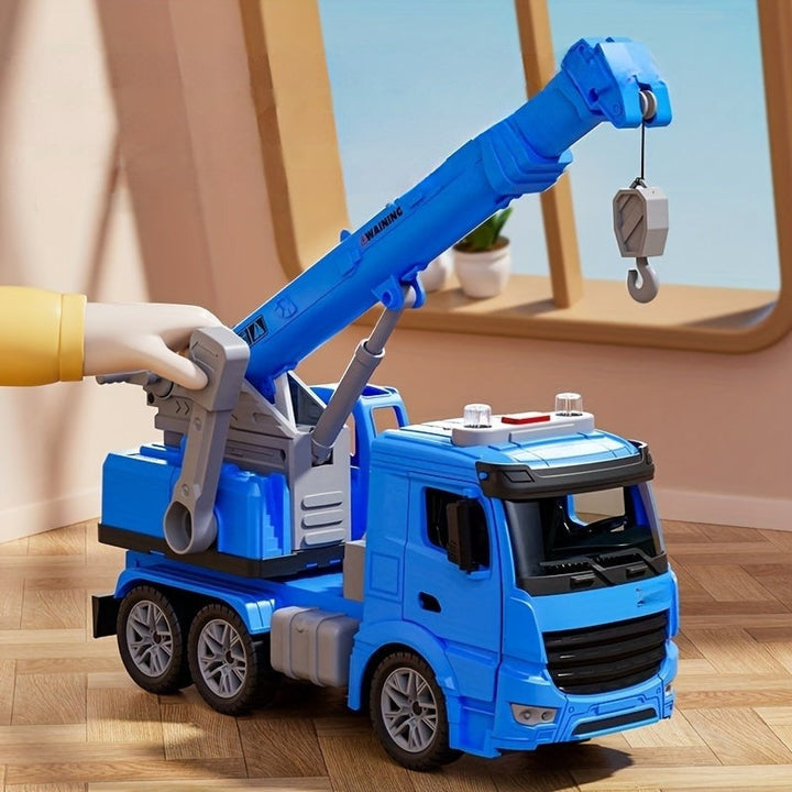 Toy Crane Truck with Sounds | Sturdy Design