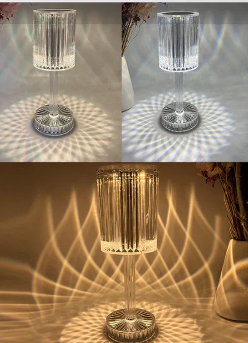 Dimmable Crystal Table Lamp with Modern Lighting – Seraphine