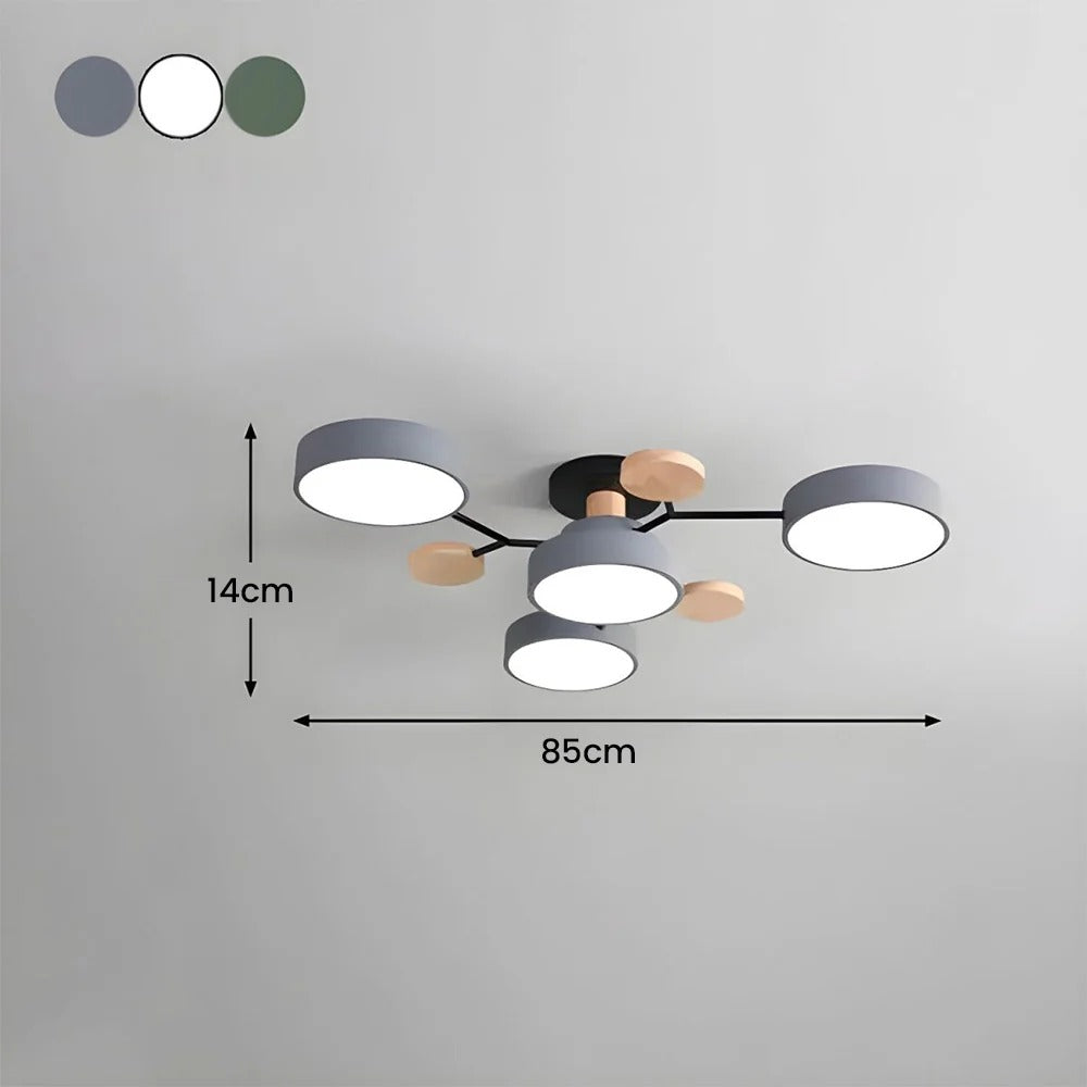 Flush Mount Ceiling Light Modern LED Room Illumination