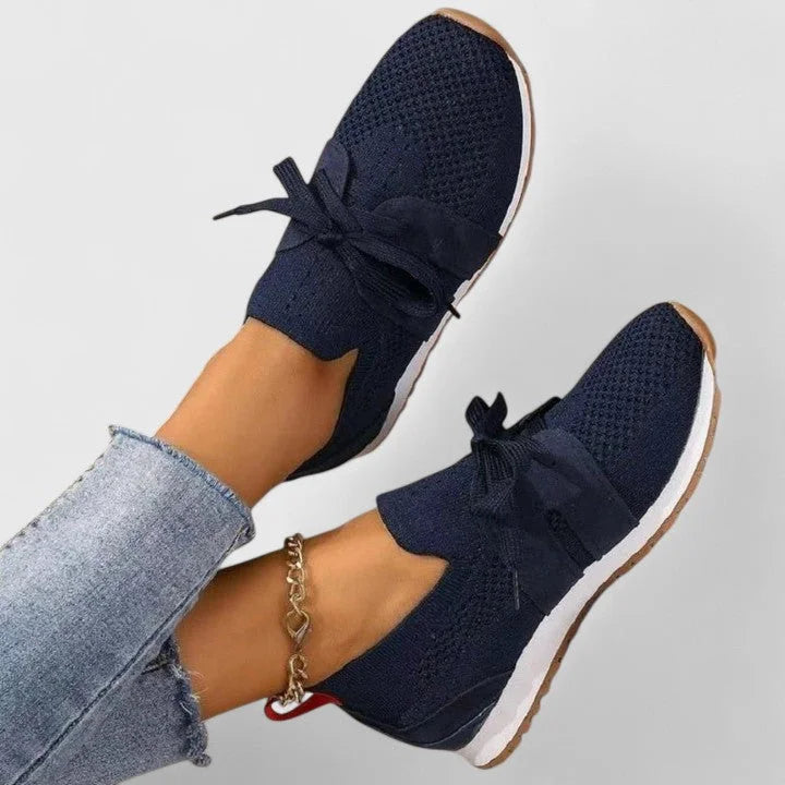 Women's Lace-Up Knit Sneaker