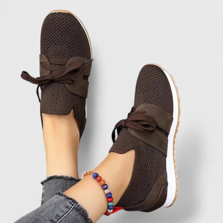 Women's Lace-Up Knit Sneaker