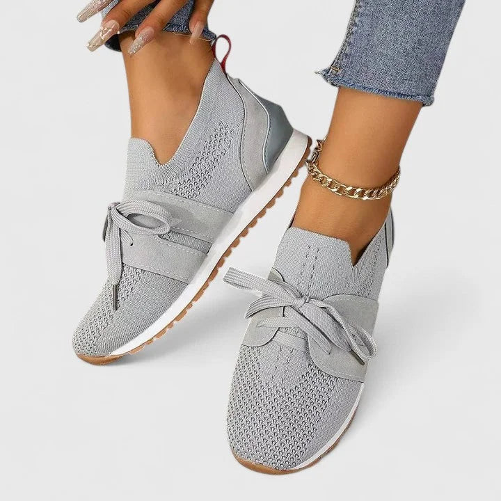 Women's Lace-Up Knit Sneaker