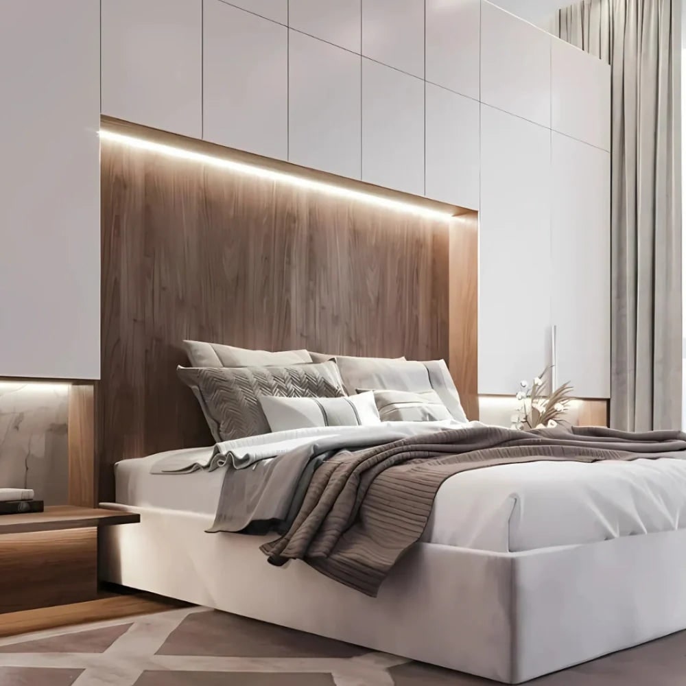 LED Light Strip with Motion Sensor and Activated Lighting for Bedroom Tape Under Cabinet