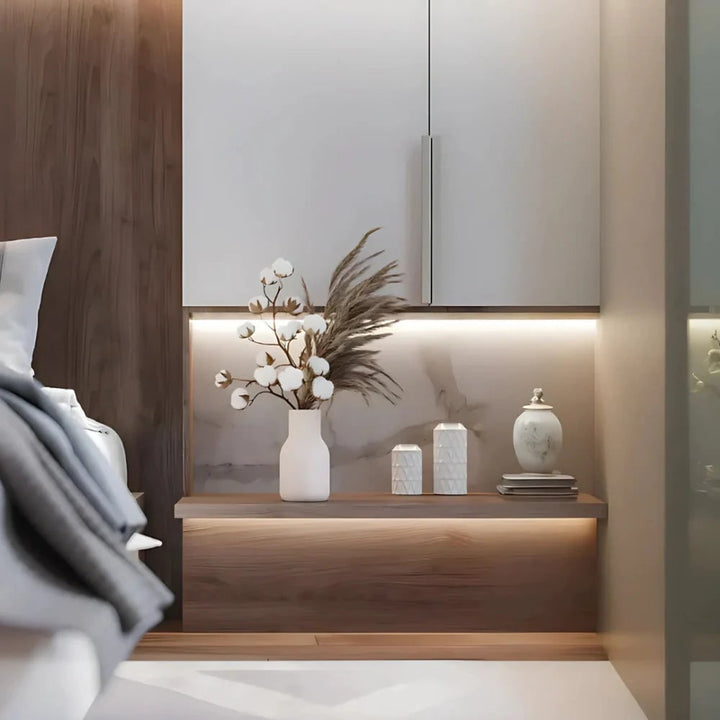 LED Light Strip with Motion Sensor and Activated Lighting for Bedroom Tape Under Cabinet