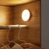 LED Motion Sensor Light Activated Detection Wireless Magnetic Puck Warm White