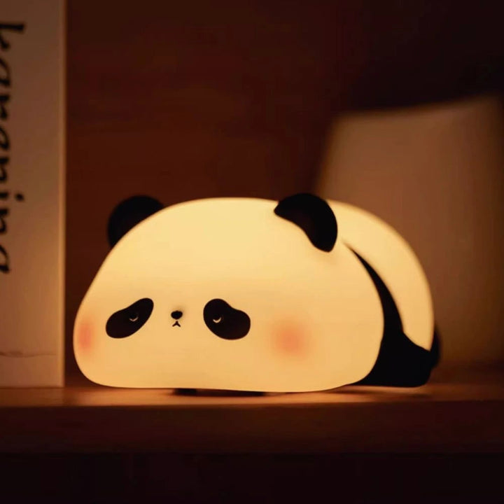LED Night Light Rechargeable Silicone Portable Squishy Animal Warm White