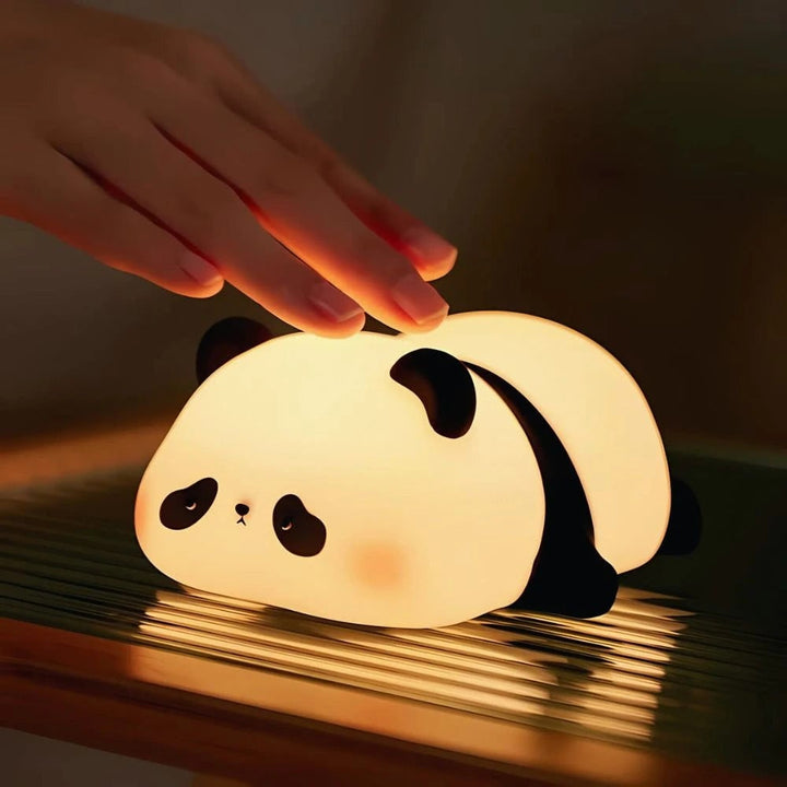 LED Night Light Rechargeable Silicone Portable Squishy Animal Warm White