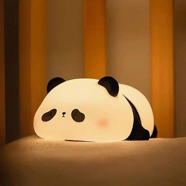 LED Night Light Rechargeable Silicone Portable Squishy Animal Warm White