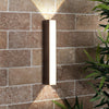 LED Wall Sconce with Outdoor Mount Lighting and Up Down Light Lamp