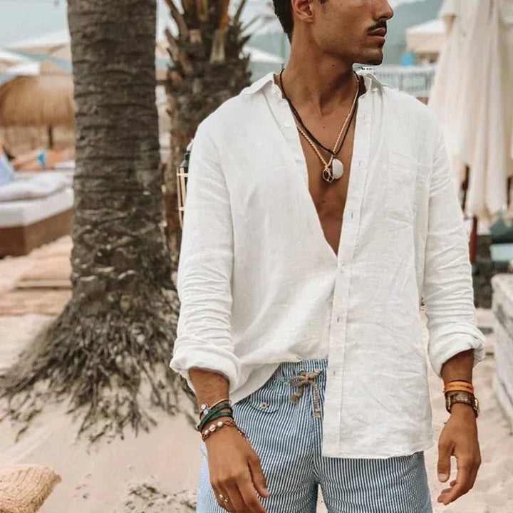 Men's Lightweight Linen-Cotton Summer Shirt – Felix