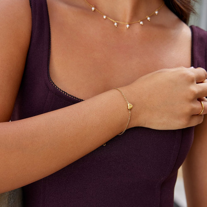 Heart Letter Bracelet