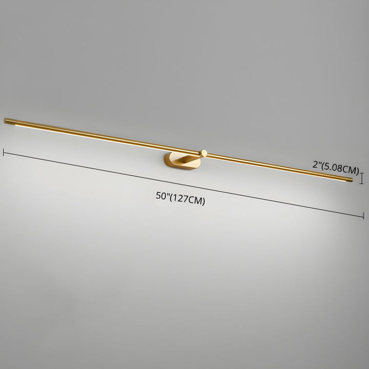 Linear Battery Powered Modern Wall Sconce with LED Cordless Rechargeable and Minimalist Design