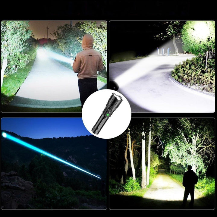 LumaBeam – 100,000-Lumen Rechargeable LED Torch with Power Bank