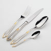 24 or 48-Piece Stainless Steel Cutlery Set with Gold Finish – GlowCut