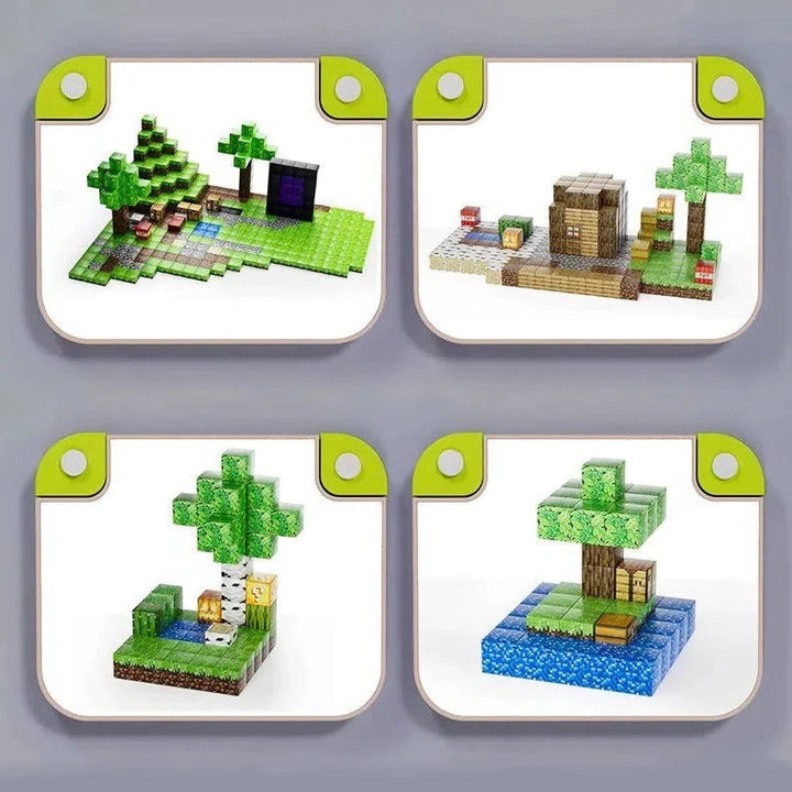 Magnetic Building Blocks Set for Children | 205-Piece Magnetic Construction Toy | Magnetreich