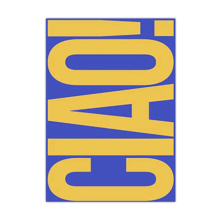 Elegant Ciao Wall Art Decoration