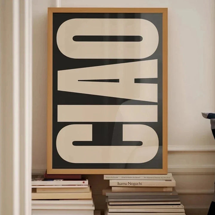 Elegant Ciao Wall Art Decoration