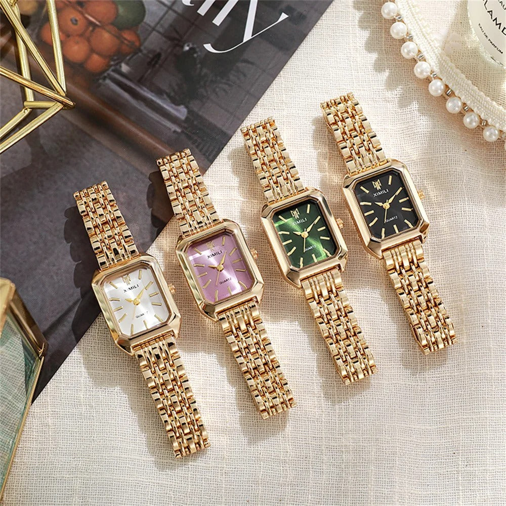 Lightweight Luxury Square Watch for Women